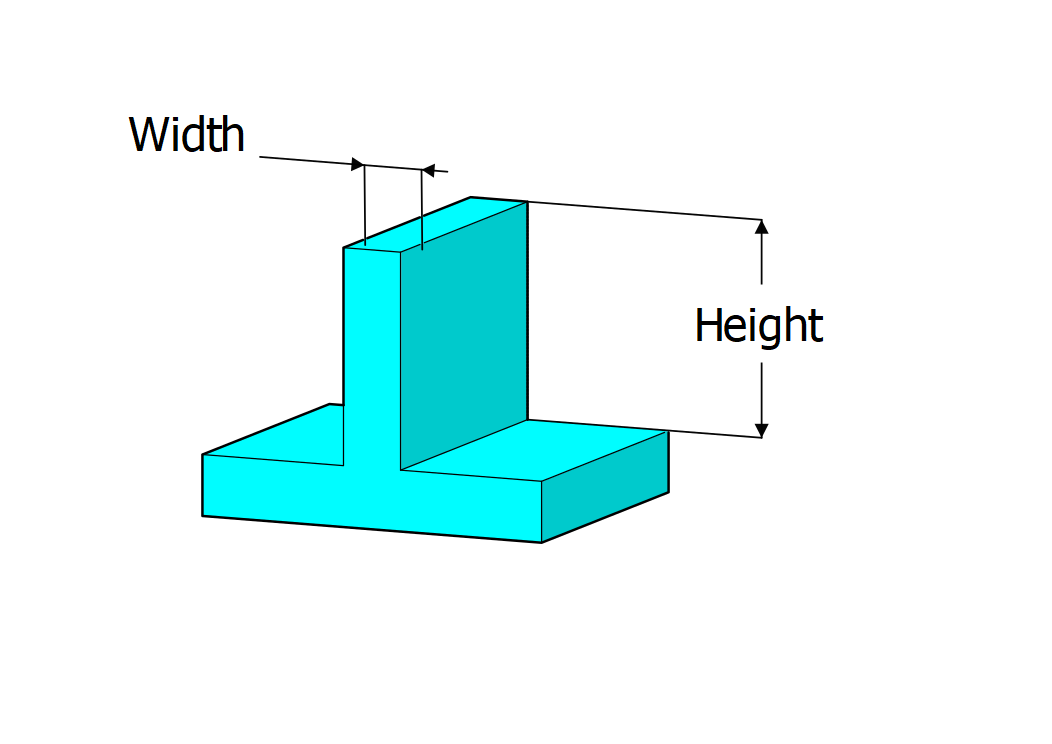 CNC Machining Design Guide Feature Height